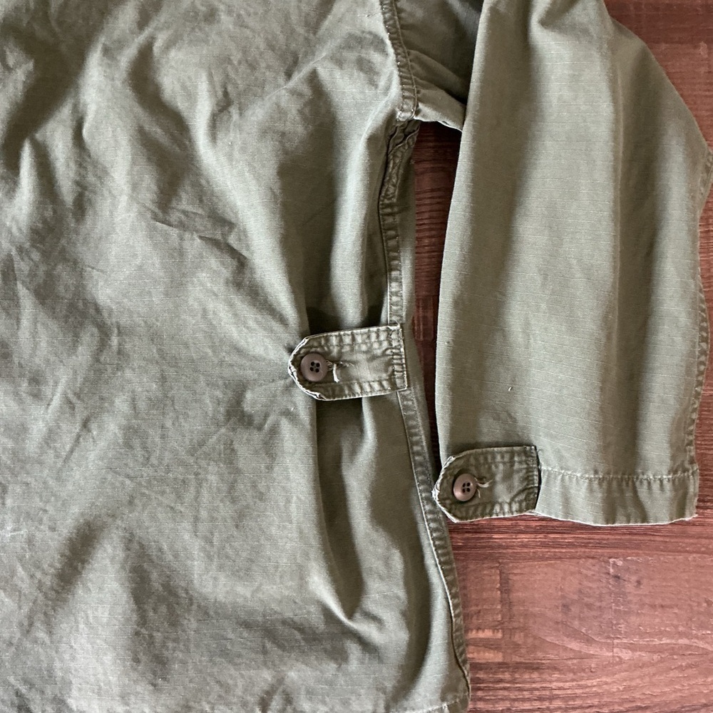 VTG Real Vietnam Slant Pocket Jungle Fatigue, M-65 Field Jacket, Patched, M - Picture 10 of 11